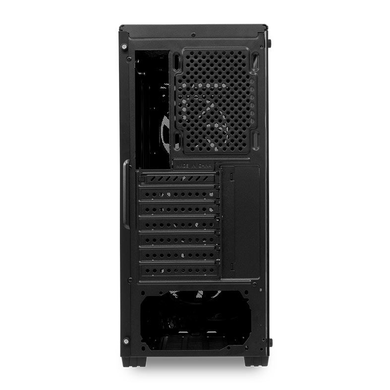 Gabinete Gamer Mancer Typhoon, Mid-Tower, Lateral de Vidro, Com 3 Fans, Preto, MCR-TPN-BLKF01