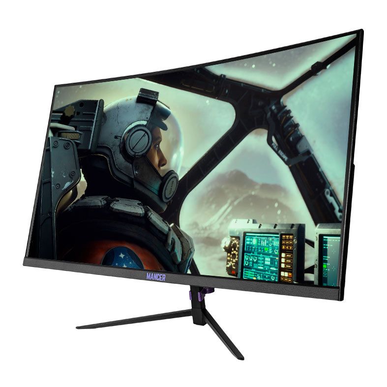 Monitor Gamer Mancer Valak Z180H, 23.6 Pol. VA, Curvo, FHD, 1ms, 180Hz, FreeSync e G-Sync, HDMI/DP, MCR-VKZ180H-BL01