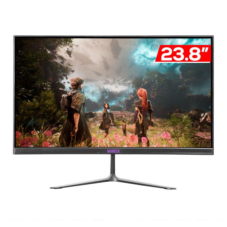 OPENBOX - Monitor Gamer Mancer Valak Z185, 23.8 Pol. VA, Curvo, FHD, 1ms, 180Hz, HDMI/DP, MCR-VKZ185-BL02