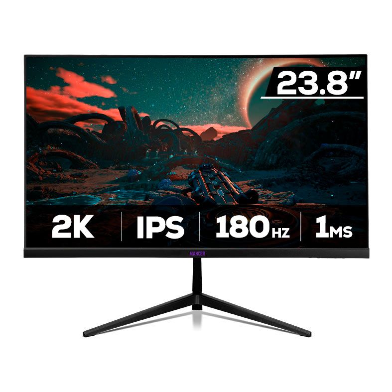 Monitor Gamer Mancer Valak Z3HS, 23.8 Pol, IPS, 2K, 1ms, 180Hz, HDMI/DP, MCR-VKZ3HS-BL01