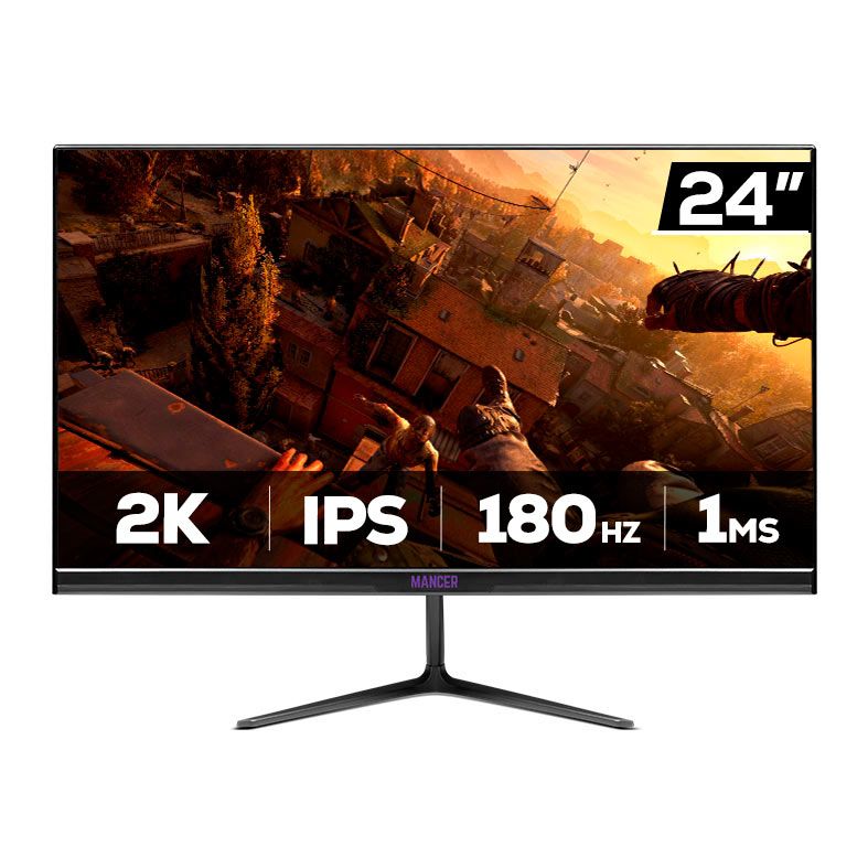 Monitor Gamer Mancer Valak Z4H, 24 Pol, IPS, 2K, 1ms, 180Hz, HDMI/DP, MCR-VKZ4H-BL02