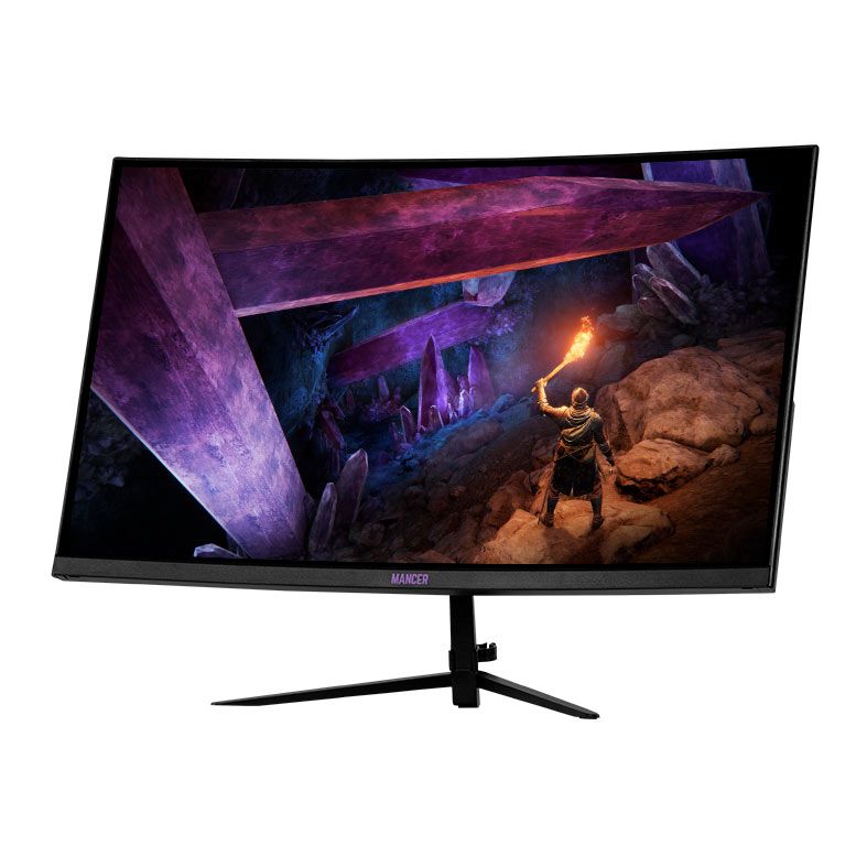 Monitor Gamer Mancer Valak, 24 Pol VA, Curvo, FHD, 1ms, 180Hz, FreeSync e G-Sync, HDMI/DP, MCR-VLK24-BL01