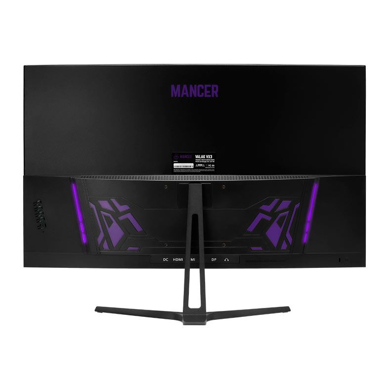OPENBOX - Monitor Gamer Mancer Valak VX3, 27 Pol, VA, Curvo, 2K, 1ms, 180Hz, FreeSync, HDMI/DP, MCR-VLKVX3-BL01