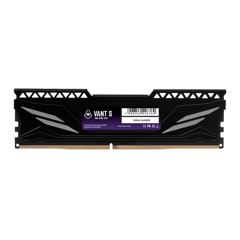 Memoria Mancer Vant S, 8GB (1x8GB), DDR4, 3200MHz, C19, Preto, MCR-VNT3200-8GB