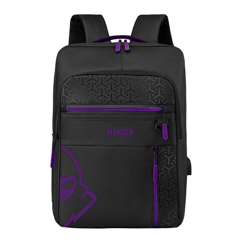 Mochila Mancer Void, Preto e Roxo, MCR-VOID-BL01