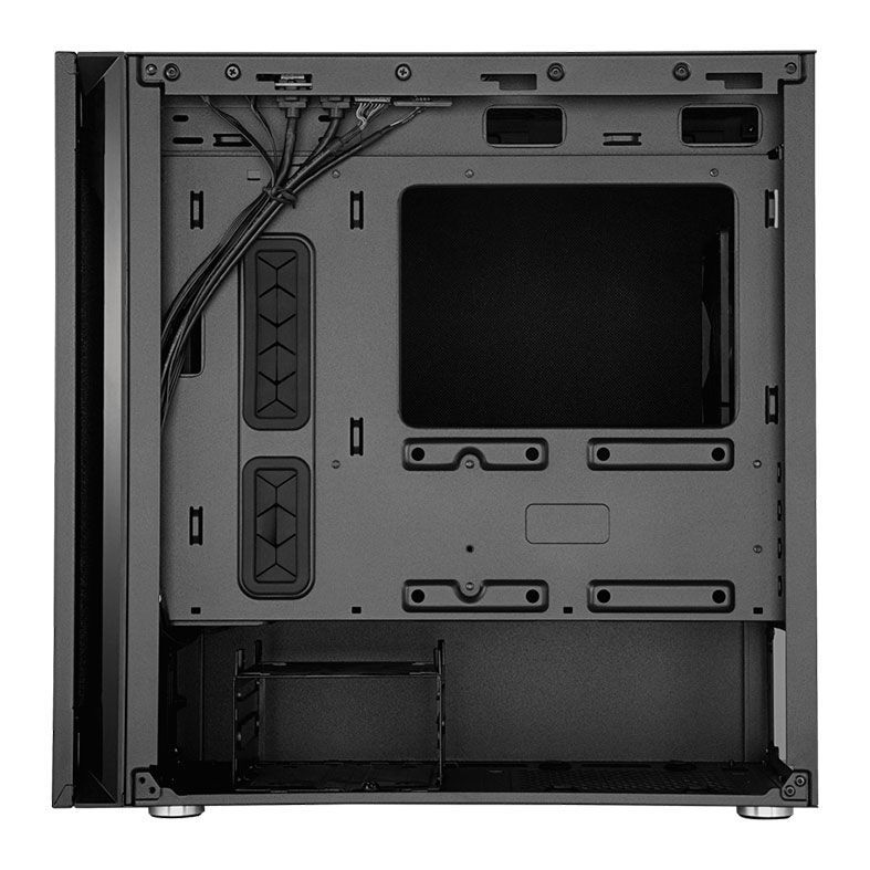 Gabinete Gamer Cooler Master Silencio S400 Preto Lateral Vidro, MCS-S400-KG5N-S00