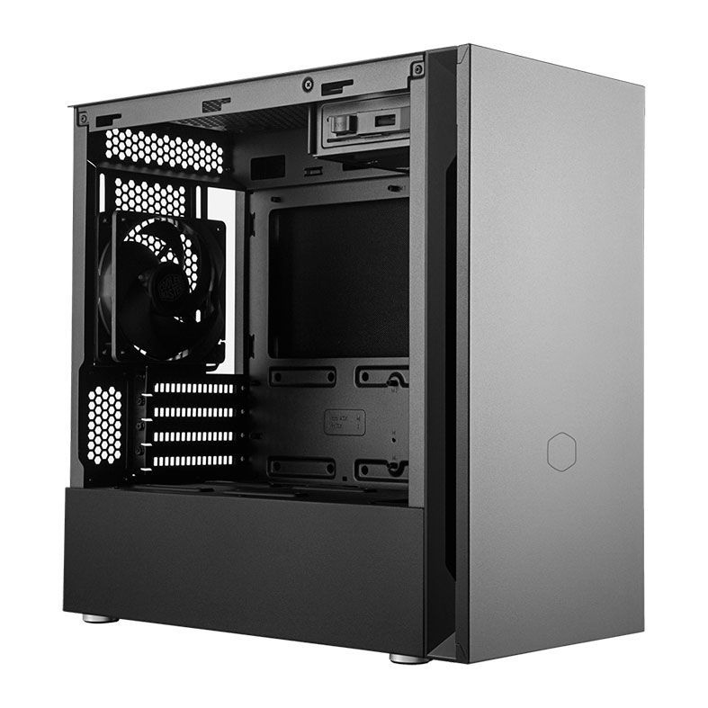 Gabinete Gamer Cooler Master Silencio S400 Preto Lateral Vidro, MCS-S400-KG5N-S00