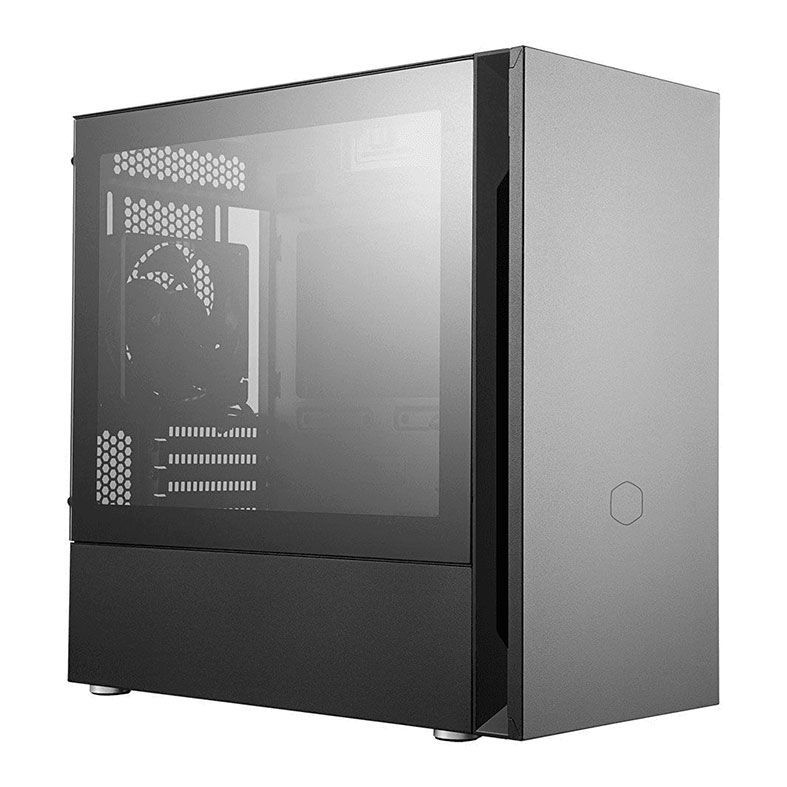 Gabinete Gamer Cooler Master Silencio S400 Preto Lateral Vidro, MCS-S400-KG5N-S00