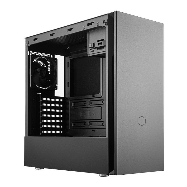 Gabinete Gamer Cooler Master Silencio S600 Preto Lateral Vidro, MCS-S600-KG5N-S00