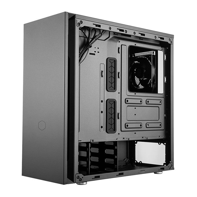 Gabinete Gamer Cooler Master Silencio S600 Preto Lateral Vidro, MCS-S600-KG5N-S00