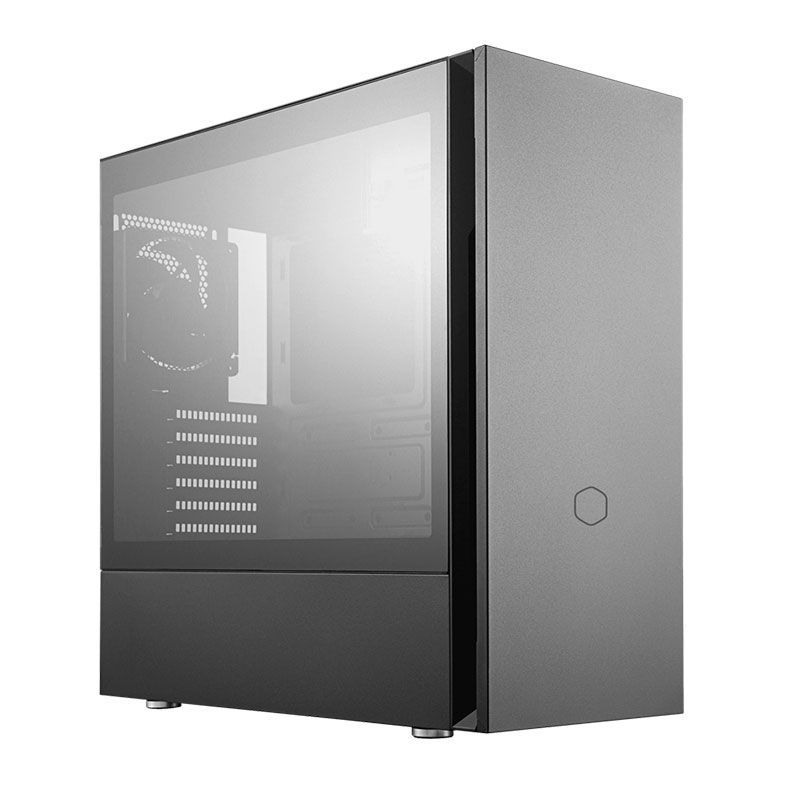 Gabinete Gamer Cooler Master Silencio S600 Preto Lateral Vidro, MCS-S600-KG5N-S00