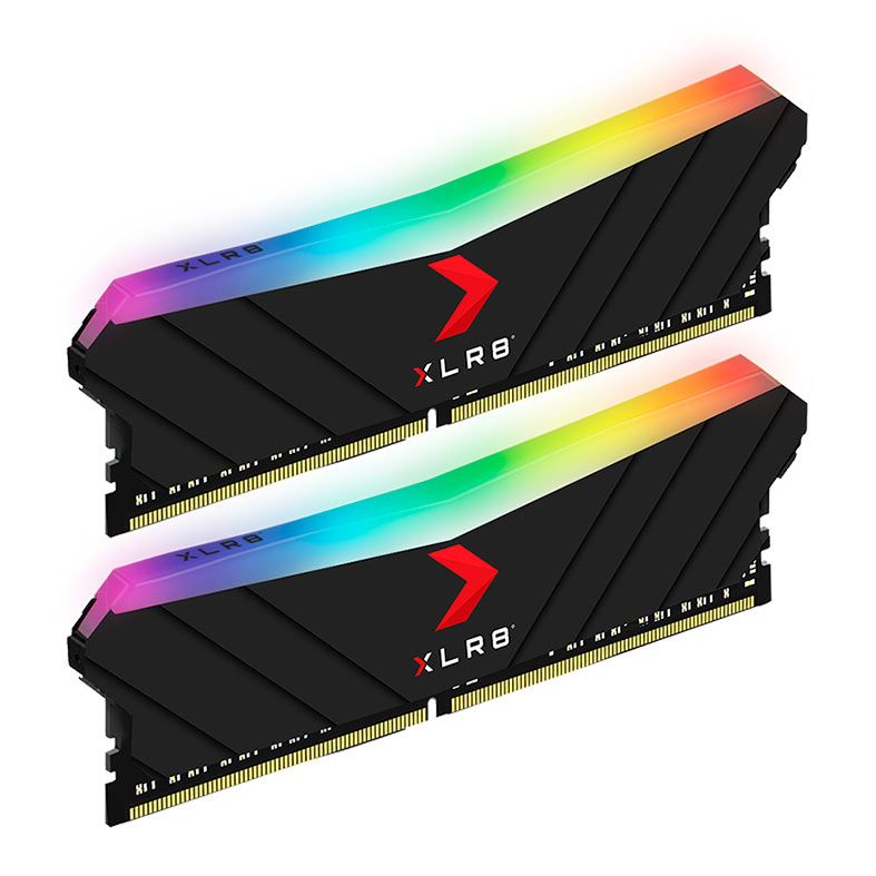 Memoria PNY XLR8 Gaming EPIC-X RGB, 32GB (2x16GB), DDR4, 3200MHz, C16, Preta, MD32GK2D4320016XRGB