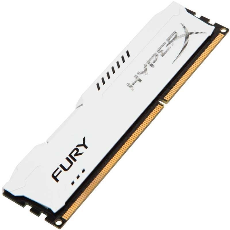 Memoria Kingston HyperX Fury 4GB (1x4) DDR3 1866MHz Branca, HX318C10FW/4