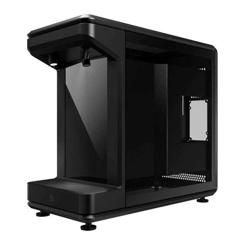 Gabinete Gamer Cooler Master MasterFrame 360 Stage, ARGB, Mid-Tower, Lateral de Vidro, Tela LCD, Preto, MF360-KHNN-S02
