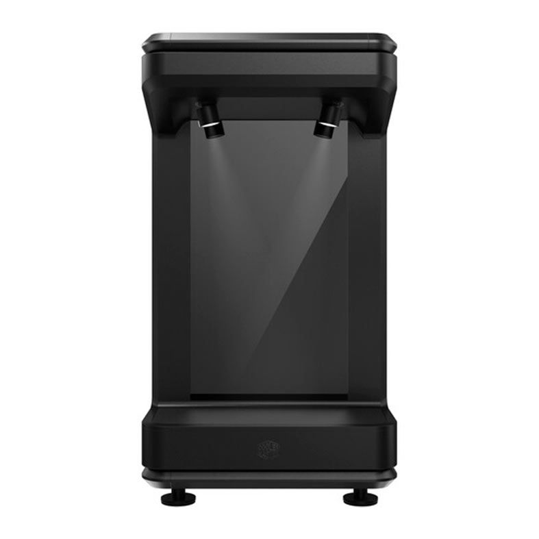 Gabinete Gamer Cooler Master MasterFrame 360 Stage, ARGB, Mid-Tower, Lateral de Vidro, Tela LCD, Preto, MF360-KHNN-S02