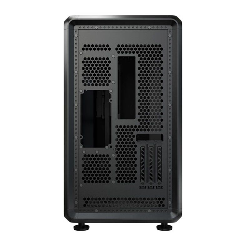 Gabinete Gamer Cooler Master MasterFrame 360 Stage, ARGB, Mid-Tower, Lateral de Vidro, Tela LCD, Preto, MF360-KHNN-S02