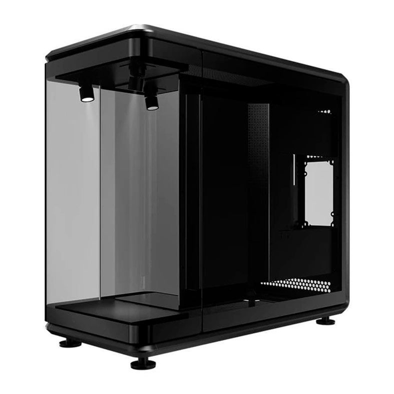 Gabinete Gamer Cooler Master Masterframe 360 Panorama, Mid-Tower, Lateral de Vidro, Preto, MF360-KINN-S00