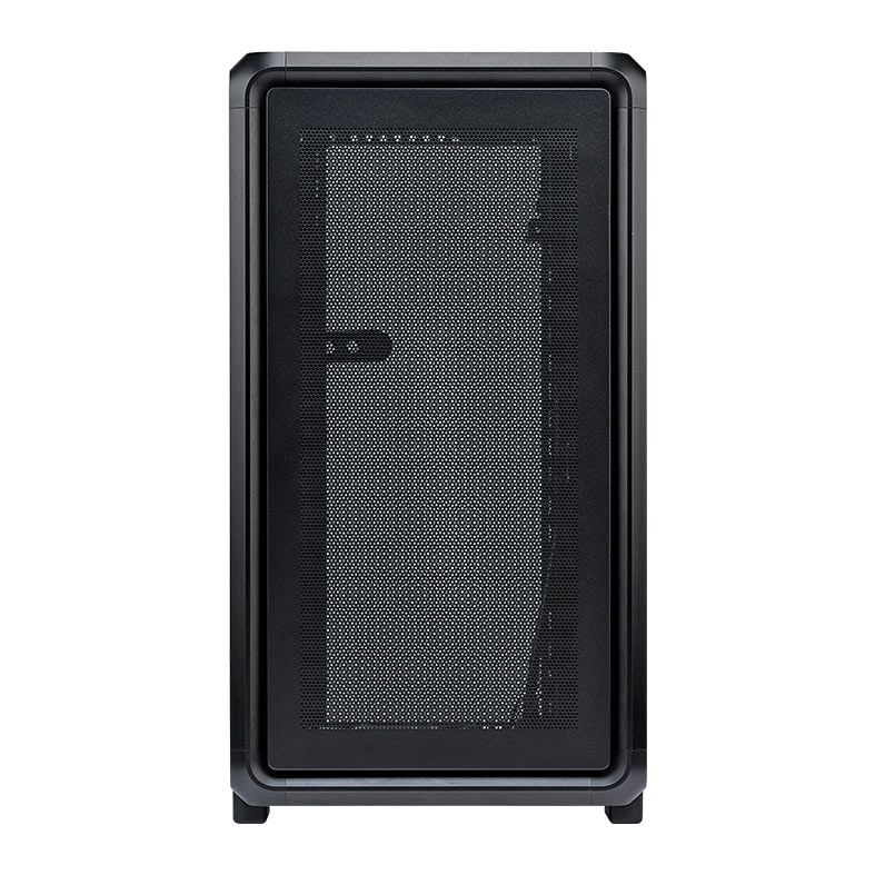 Gabinete Gamer Cooler Master MasterFrame 400 Mesh, ARGB, Mini-Tower, Vidro Temperado, M-ATX, Preto, Com 1 Fan, MF400M-KHNN-S00