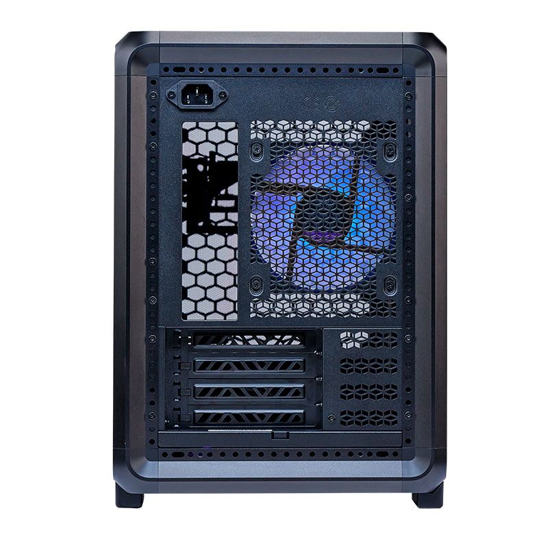 Gabinete Gamer Cooler Master MasterFrame 400 Mesh, ARGB, Mini-Tower, Vidro Temperado, M-ATX, Preto, Com 1 Fan, MF400M-KHNN-S00