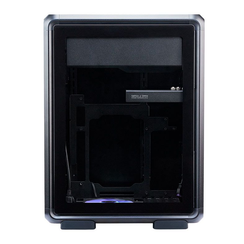 Gabinete Gamer Cooler Master MasterFrame 400 Mesh, ARGB, Mini-Tower, Vidro Temperado, M-ATX, Preto, Com 1 Fan, MF400M-KHNN-S00