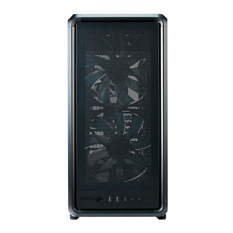 Gabinete Gamer Cooler Master Masterframe 500 Mesh, Mid-Tower, Com 3 Fans, Preto, MF500M-KHNN-S00