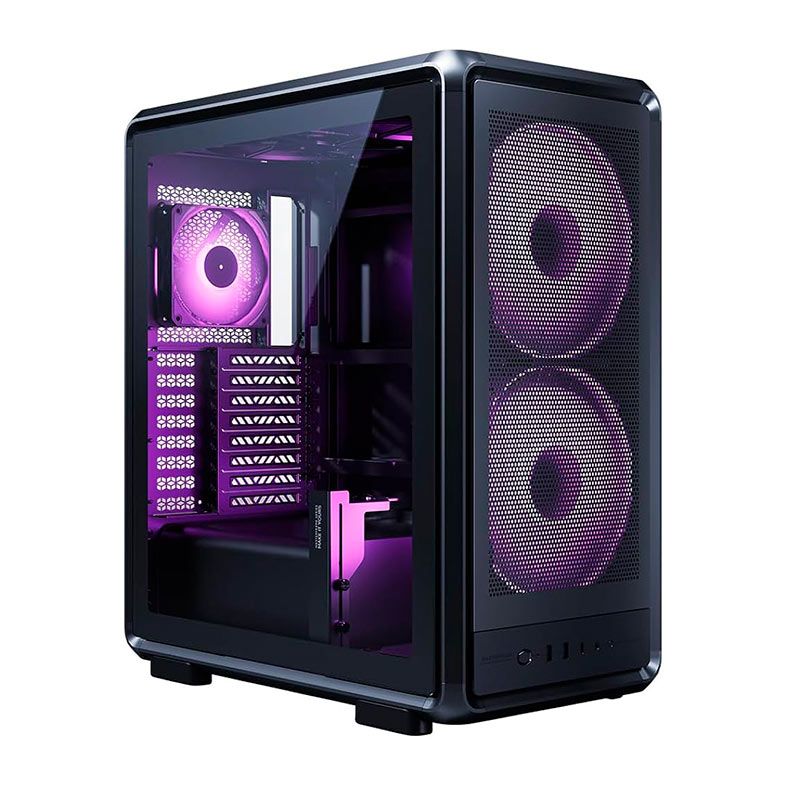 Gabinete Gamer Cooler Master Masterframe 500 Mesh, ARGB, Mid-Tower, Com 3 Fans, Preto, MF500M-KHNN-S01