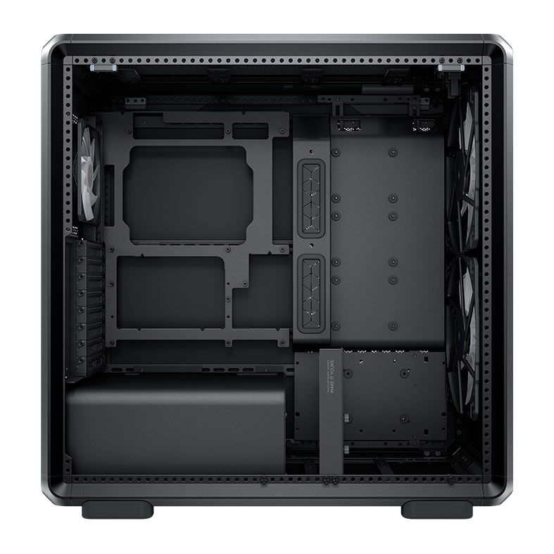 Gabinete Gamer Cooler Master Masterframe 600 Mesh, ARGB, Mid-Tower, Com 3 Fans, Preto, MF600M-KGNN-S01