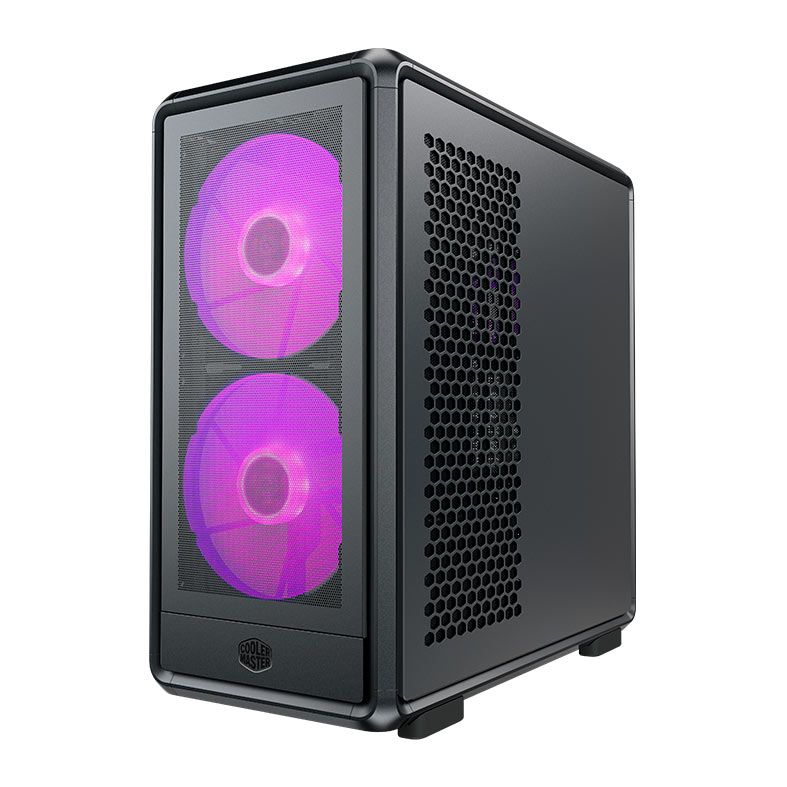 Gabinete Gamer Cooler Master Masterframe 600 Mesh, ARGB, Mid-Tower, Com 3 Fans, Preto, MF600M-KGNN-S01