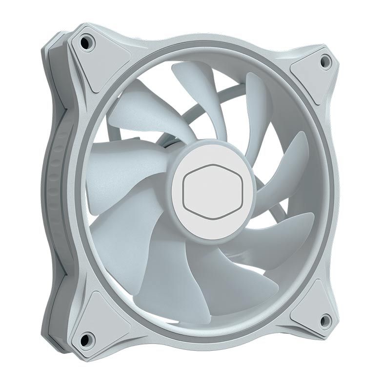 Ventoinha Cooler Master Masterfan MF120 Halo 120mm ARGB White Edition, MFL-B2DW-18NPA-R1