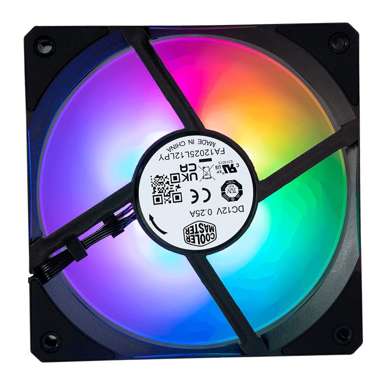 Ventoinha Cooler Master Mobius 120P, ARGB, 120mm, Preto, MFZ-M2DN-24NP2-R1