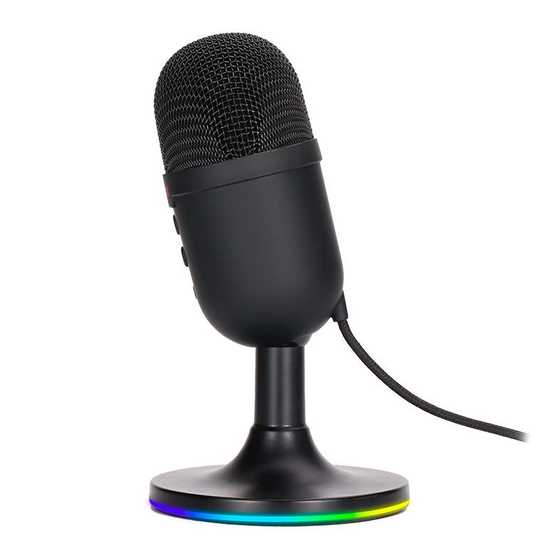 Microfone Marvo Blast 40, RGB, USB, Preto, MIC-06-BK