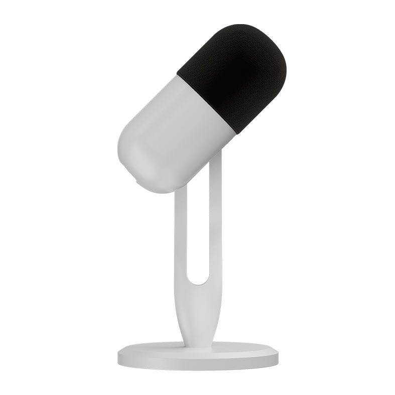 Microfone Marvo Blast 50, RGB, USB, Branco, MIC-08-WH