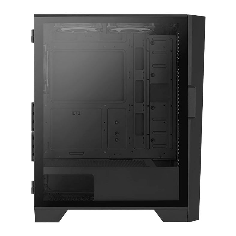 Gabinete Gamer Aerocool Mirage V1, ARGB, Mid-Tower, Lateral de Vidro, Com 1 Fan, Preto, MIRAGE-G-BK-V1