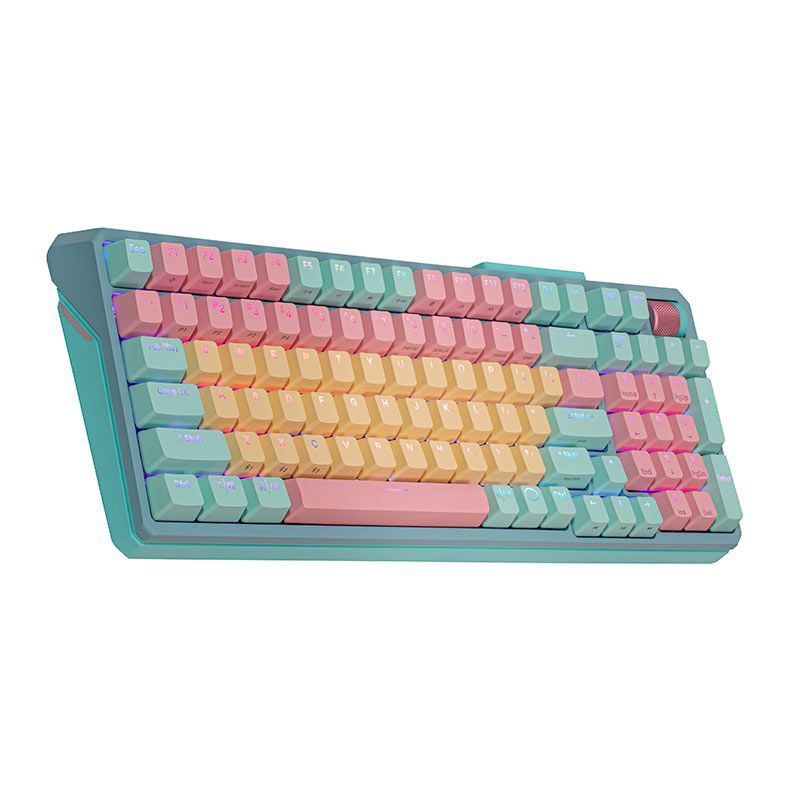 Teclado Mecanico Cooler Master MK770, RGB, Wireless, Switch Kailh Box V2 White, Macaron, MK-770-MCKW1-US