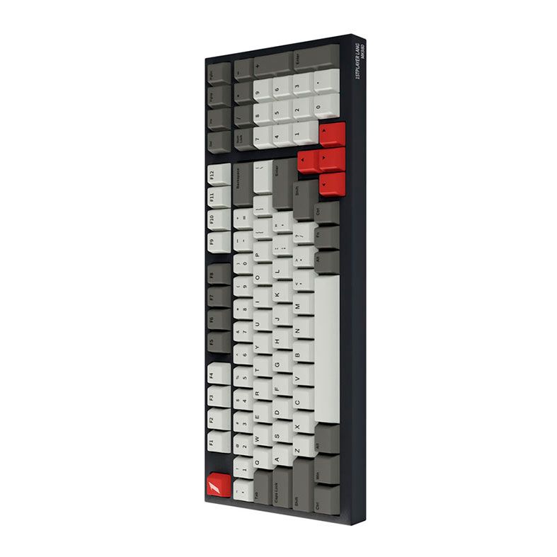 Teclado Mecanico Gamer 1STPlayer Lang MK980, RGB, Switch Amarelo, Preto, MK980BK
