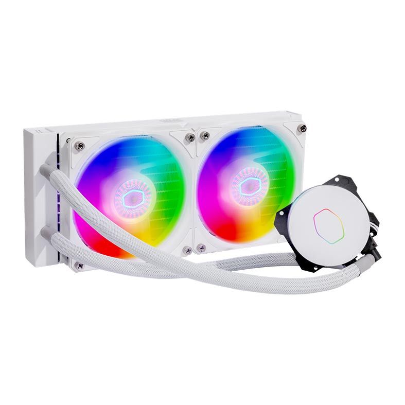 Water Cooler Cooler Master MasterLiquid ML240L V2 ARGB White Edition, 240mm, MLW-D24M-A18PW-RW
