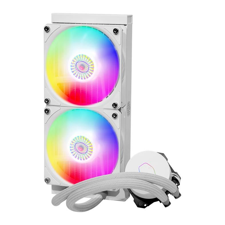 Water Cooler Cooler Master MasterLiquid ML240L V2 ARGB White Edition, 240mm, MLW-D24M-A18PW-RW