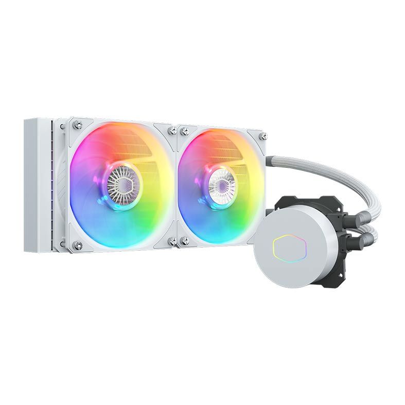Water Cooler Cooler Master MasterLiquid ML240L V2 ARGB White Edition, 240mm, MLW-D24M-A18PW-RW