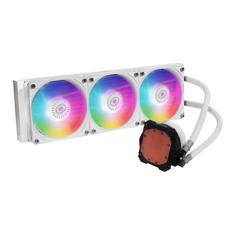 Water Cooler Cooler Master MasterLiquid ML360L V2 ARGB 360mm White Edition, MLW-D36M-A18PW-RW