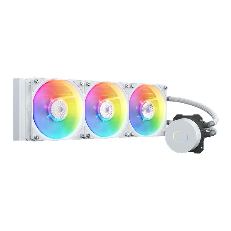 Water Cooler Cooler Master MasterLiquid ML360L V2 ARGB 360mm White Edition, MLW-D36M-A18PW-RW