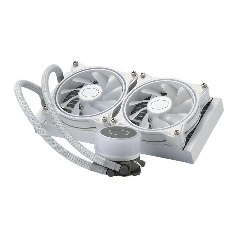 Water Cooler Cooler Master MasterLiquid ML240 Illusion White Edition, RGB, 240mm, MLX-D24M-A18PW-R1