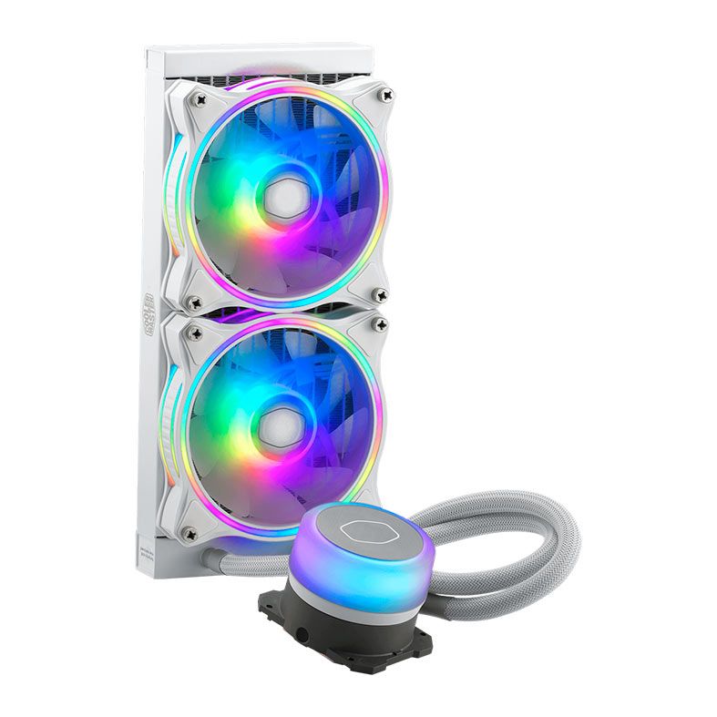 Water Cooler Cooler Master MasterLiquid ML240 Illusion White Edition, RGB, 240mm, MLX-D24M-A18PW-R1