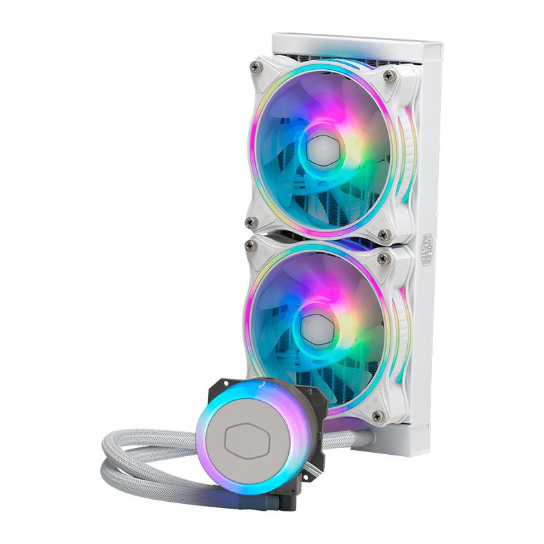Water Cooler Cooler Master MasterLiquid ML240 Illusion White Edition, RGB, 240mm, MLX-D24M-A18PW-R1