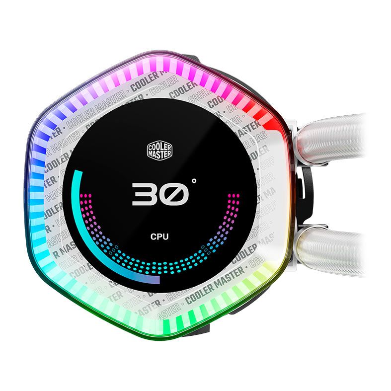 Water Cooler Cooler Master Masterliquid 360 ION, ARGB, 360mm, Branco, MLY-D36M-A24PZ-RW