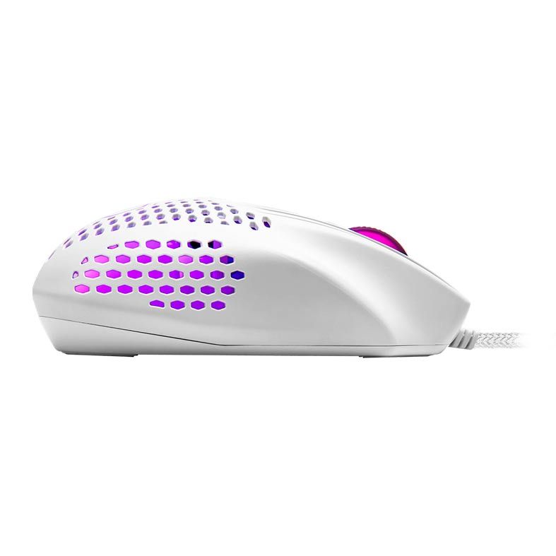 Mouse Gamer Cooler Master MM720 RGB 49g 16000DPI Branco Fosco, MM-720-WWOL1
