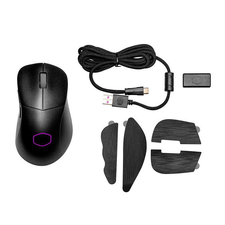 Mouse Gamer Cooler Master MM731, Wireless, RGB, 19000Dpi, 5 Botoes, Preto, MM-731-KKOH1