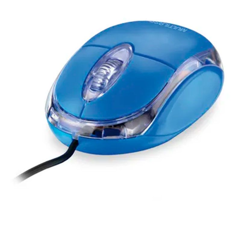 Mouse Multi Classic Azul 1200DPI, MO001