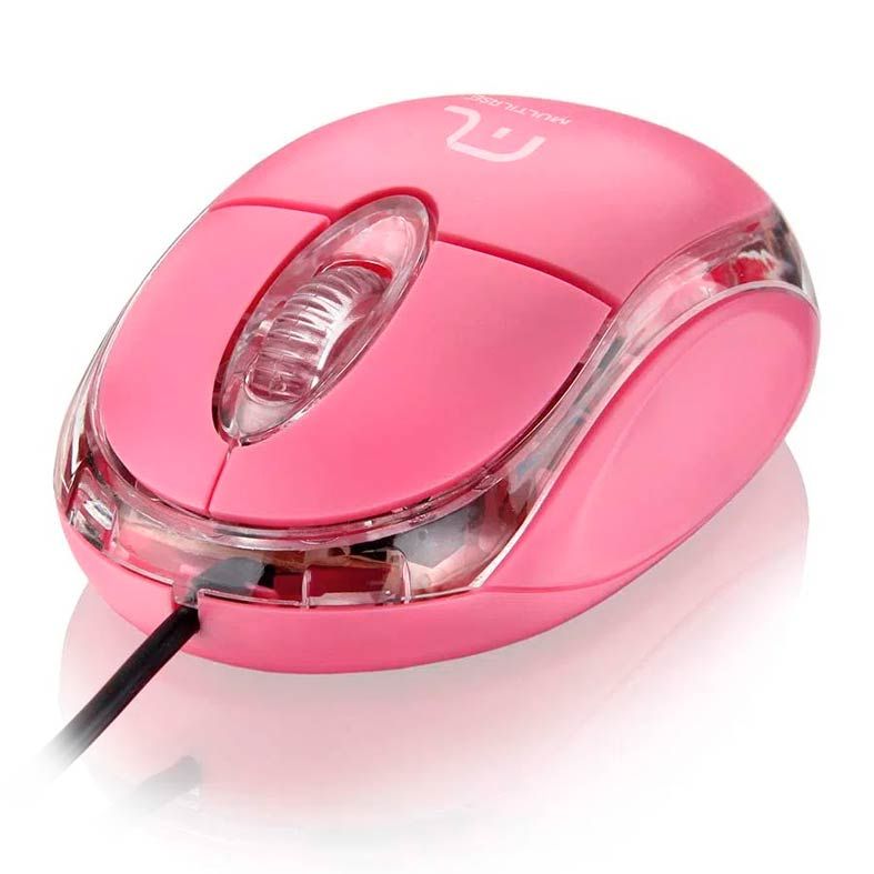 Mouse Multi Classic Rosa 1200DPI, MO002