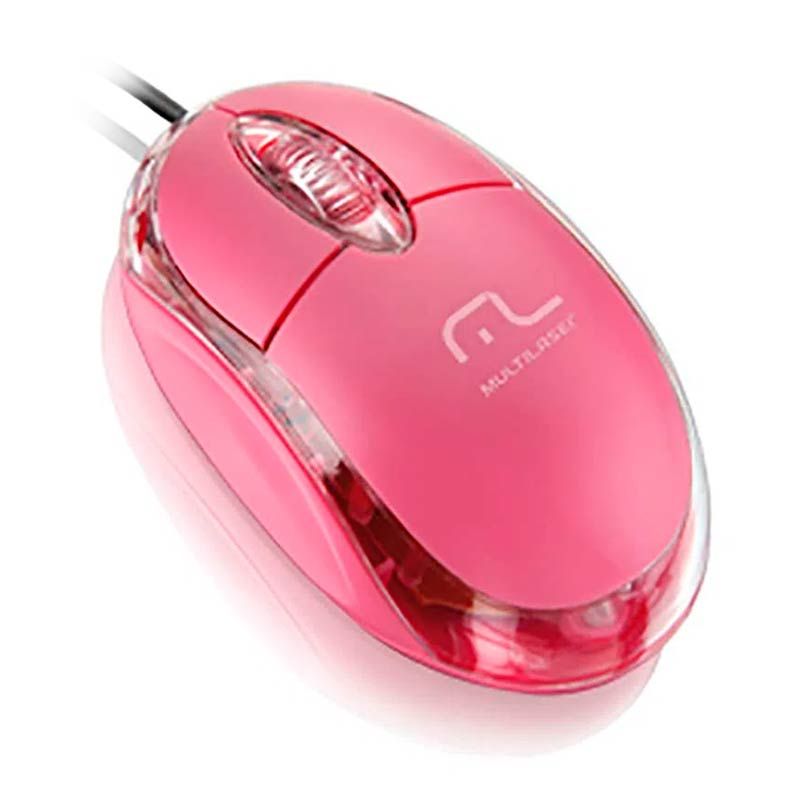 Mouse Multi Classic Rosa 1200DPI, MO002