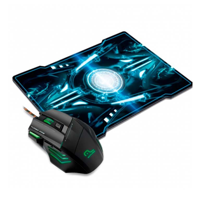 Mouse Gamer Multi Warrior 3200Dpi + Mousepad, MO207